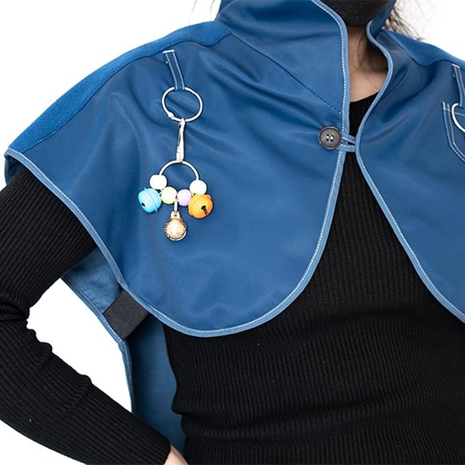 Interactively Play Parrot Shoulder Protector Neck Guard Pet Bird Parakeets Shawl Anti-Scratch Multifunctional Shawl - 1Pcs (Grey-Regular)