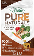 Nature’s Logic Pure Naturals™ 100% Natural Chicken Recipe Synthetic-Free Dry Dog Food, 4.4 lbs