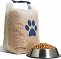 (re)zip Large Roll Top Pet Food Storage Bag 40-Cup, BPA-Free, Food-Grade, Pet-Safe, Freshness Seal for Camping, Travel & Daily Use, Machine Washable, Cobalt Blue