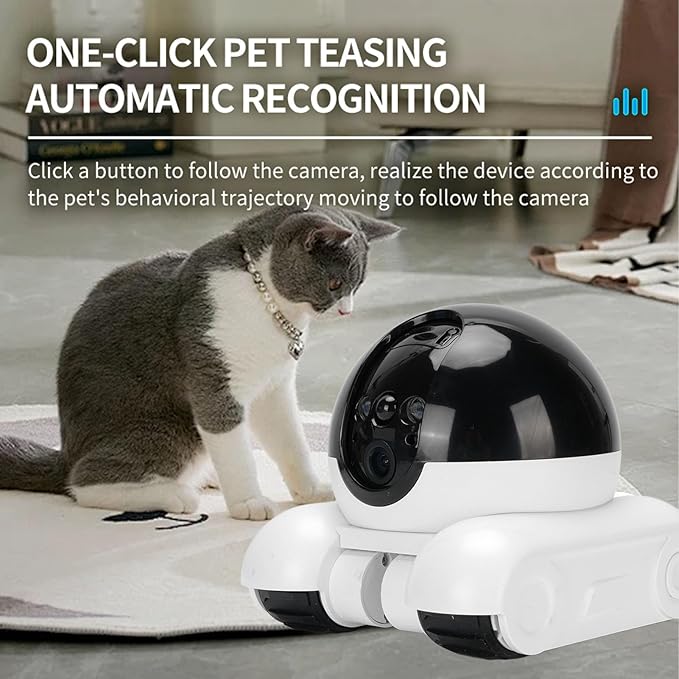 4G Pet Camera with Dual Lens, 1080P HD Video, 360° Rotating, 2 Way Audio, Night Vision Rechargeable Mobile Security Camera, Support APP Controlled, (Without Memory Card 200W) (Without Memory Card