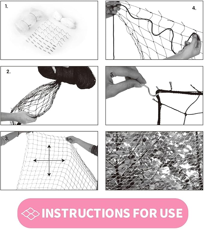 PAWISE Cat Safety Net, Cat Balcony Net Pet Anti-Fall Netting for Window Stairs,Dog Fence Nets Transparent (13x10 Ft)