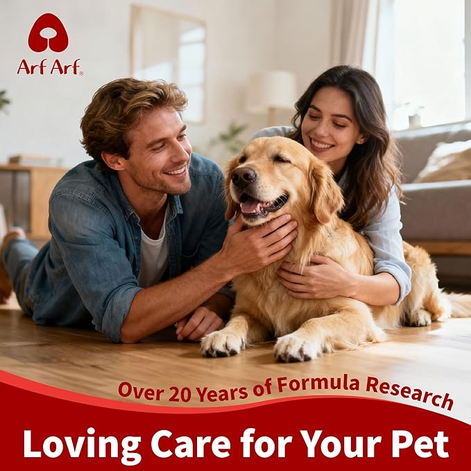 Arf Arf Odor Control Dog Shampoo - Advanced Deodorizing Formula for Smelly Dogs with Soothing Hydrolyzed Oat Protein for Dry, Itchy Skin Relief - Long Lasting Fresh Scent - Pro Grooming Results - 16oz