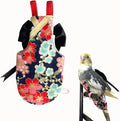 Bird Flight Suits Diapers, Parrot Flight Suits Diapers for Quaker Parakeets Cockatiels Flight Suits, Parrot Clothes (Black,Sulphur-Crested Cockatoo)