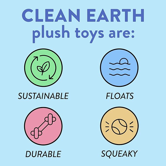 Spunky Pup Clean Earth Plush Pelican | Made from 100% Recycled Water Bottles | Large