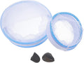 2pcs Aquarium Breeding Box Floating Isolation Net Nylon Mesh Small Fish Tank Hatchery Chamber for Guppies Betta Nursery Pet Breeding