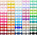 100Pcs(60 Colors) Pure Color Dog Bows with Rubber Bands Small Handmade Topknot Hair Bows for Doggie Puppy Cat Bunny Yorkie Pet Hair Grooming Accessories