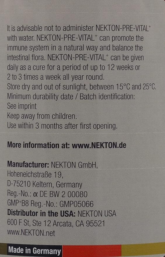 Nekton Pre Vital+ Prebiotic Bird Supplement 50gm / 1.76oz