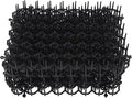 Tyenaza 12Pcs Cat Deterrent Scat Mat, Cat Deterrent Mat Anti Cat Dog Network Indoor Outdoor Repellent Training Plastic Spike Mat for Keeping Away Cats Dogs Protecting Plants