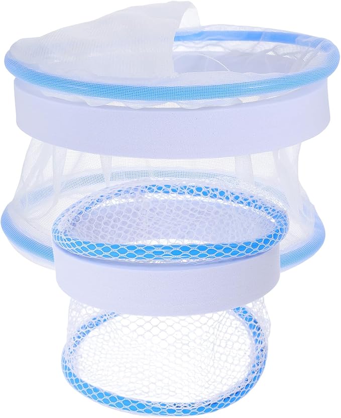 FRCOLOR Aquarium Breeding Chamber and Floating Isolation Box for Guppies, Nylon Mesh Fish Hatchery Tank with Suction Cups, Aquarium Fish Egg Incubator for Indoor Breeding