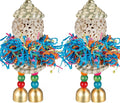 Conure Toys,2PCS Bird Toy Parrot Foraging Shredder Hanging Toys Sola Balls with Bell for Small Parrots Parakeets Cockatiel Conures Love Birds Budgie Cage Toy