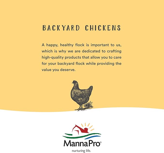 Manna Pro Gamebird Showbird Crumbles, Vitamin and Mineral Supplement for Poultry, Supports Growth, Feathering, and Overall Health, Complete Nutrition for Game and Show Birds, 6-Pack of 5 lb Bags