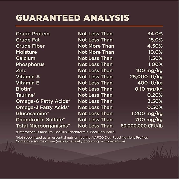 Wellness CORE Adult Dry Dog Food, Grain Free Kibble, Natural, High Protein, Turkey and Chicken Recipe, 35 lb Bag