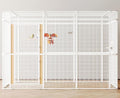 wonline 10FT Extra Large Bird Cage for Parakeets Outdoor Bird Aviary Parrot Cage with Perch, Walk-in Heavy Duty Birdcage for Macaws Canaries Parrots Budgie Lovebirds, White