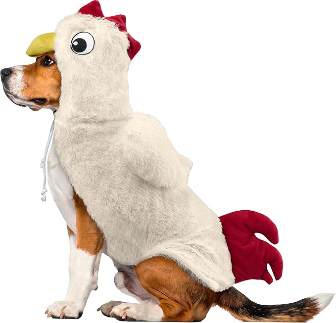 Rubies Chicken Pet Costume for Dogs or Cats, Large