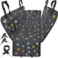 URPOWER Dog Car Seat Cover for Pets 100% Waterproof Seat Cover Hammock 600D Heavy Duty Scratch Proof Nonslip Durable Soft Back Seat Covers for Full Size Trucks