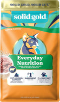 Solid Gold Dry Cat Food for Indoor Cats of All Ages - W/Lamb, Brown Rice, Barley, Probiotics & Fiber for Gut Health- Holistic & Healthy Cat Kibble for Kittens & Adults - Dry Kibble for Cats - 12 LB