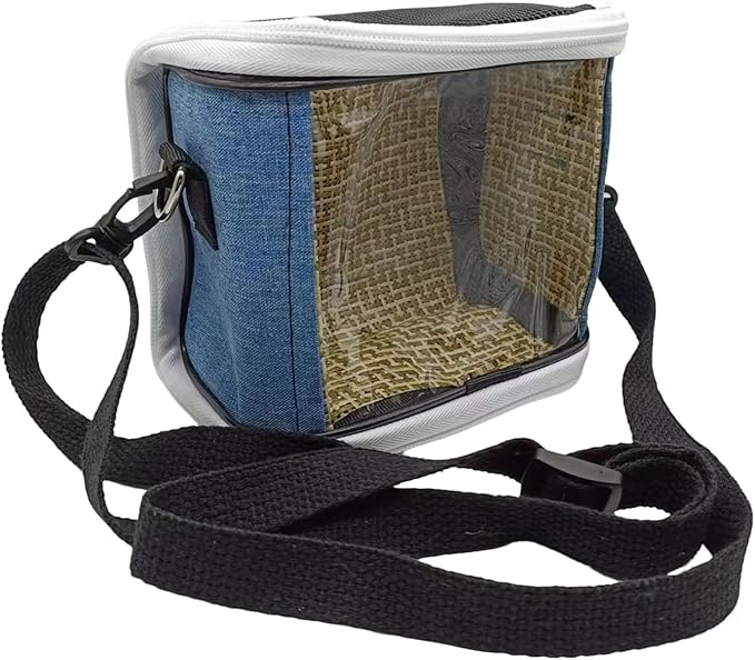 Bird Carrier - Lovebirds Outdoor Carrying Cage, Portable Parrot Travel Habitat with Ventilated Design, Secure Pet Transport Box | for Macaw Conure Budgies Vet Visit Short Trips Moving Homes