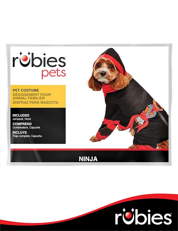 Rubies Ninja Pet Costume for Dogs or Cats, XL