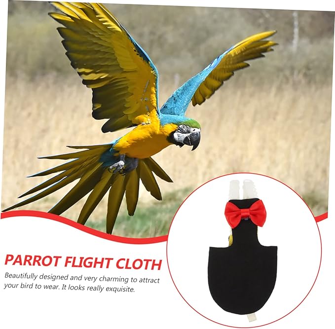 Breathable Parrot Diaper Flight Suit Washable Bird Nappies for Budgies and Cockatiels Lightweight and Skin-Friendly Design for Outdoor Use and Bird Lovers