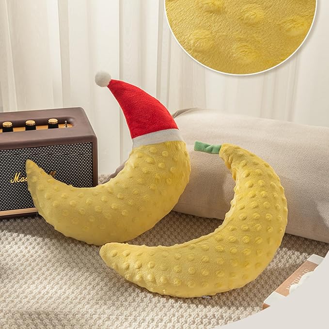 Pet Neck Pillow for Cats and Small Dogs – Soft Banana-Shaped U Pillow with Washable Cover, Plush Minky Travel Pillow for Pets