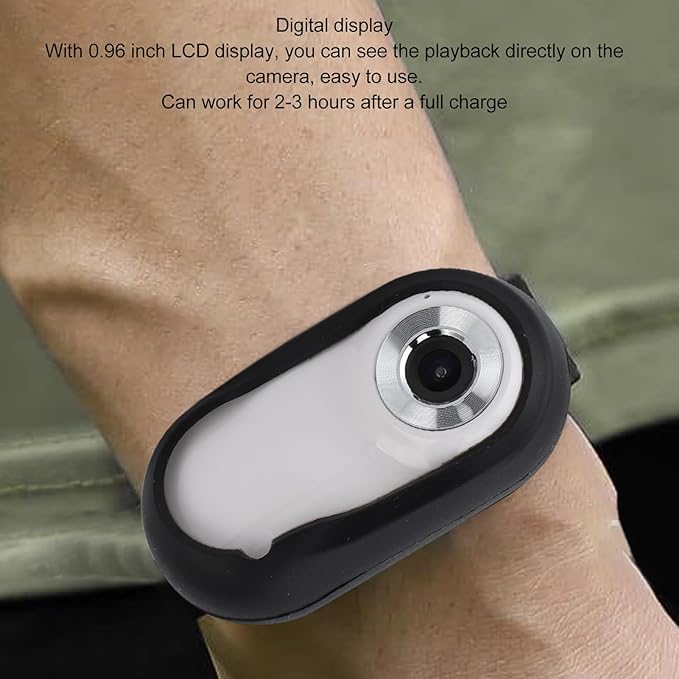 Denash 4K Cat Camera Collar, HD 1080P Wide Angle LCD Display, Ultralight Cat Camera with Video & Photo Function for Dogs Cats Gift Indoor/Outdoor Puppy Supplies