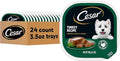 Cesar Classic Loaf in Sauce Adult Wet Dog Food Turkey Recipe, Wet Food for Dogs, 3.5 oz Easy Peel Trays, 24 Count