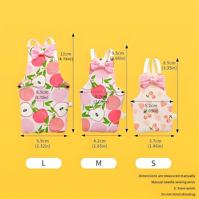 6PCS Washable Reusable Bird Diapers with Waterproof Lining & Adjustable Straps – Soft Parrot Diaper Clothes Costume Set for for Parakeets, for Budgies, for Mini Macaws (M)