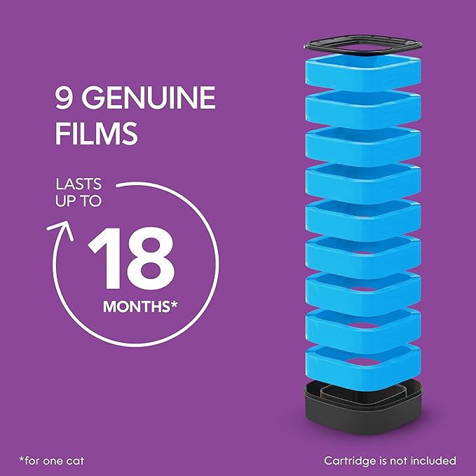 Litter Genie Refill Bags | Stand Alone Genuine Film 9 pk | Compatible with Litter Genie Standard and Jumbo Refills | Ultimate Odor Control Cat Litter Bags | Up to 18 Months of Supply for one cat