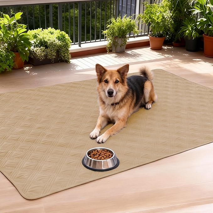 hyha Waterproof Dog Blanket, Reversible Pet Bed Blanket, Soft Sofa Couch Cover for Dogs Washable, Waterproof Pet Couch Covers for Sofa Puppy Cats Furniture Protector(30"x53", Camel/Camel)