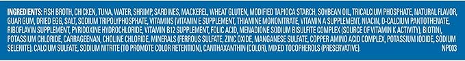 Meow Mix Tenders in Sauce Wet Cat Food, Tuna & Shrimp, 2.75 Ounce Cup (Pack of 48)