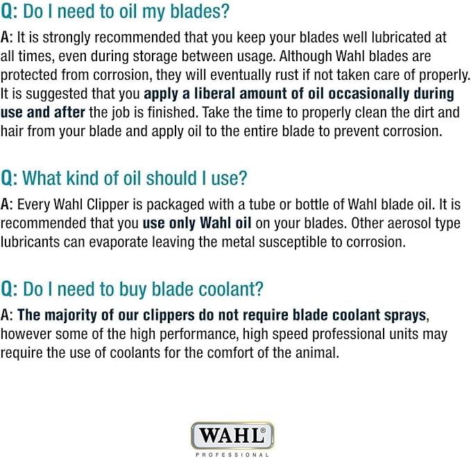 Wahl Professional Animal 10W Extra Wide Competition Series Detachable Blade with 1/16-Inch Cut Length (2377-100)