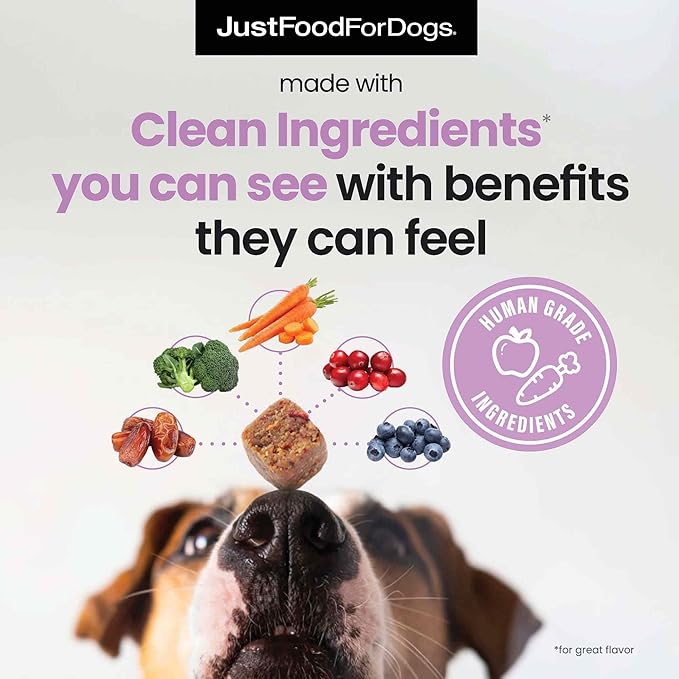 Just Food for Dogs Hip and Joint Supplement for Dogs, Human Grade Glucosamine Chondroitin Dog Supplements, Multivitamin Soft Chews, Omega 3 Oil, Superfood Blend, Plant Based Dog Vitamins - 45 Count 3
