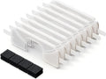 8 Packs Replacement Filters and 8 Packs Sponges for Qinliy 123oz/3.5L Wireless Cat Water Fountain Q108