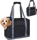 Dog Carriers for Small Dogs Puppy Purse Carrying Bag for Dog 0-11lbs Tote Bag Carrier with Pocket for Cat,Dog,Rabbit Under 11lbs Outdoor Puppy Carrier (Black, L15 * W7.5 *H 11.8 ")