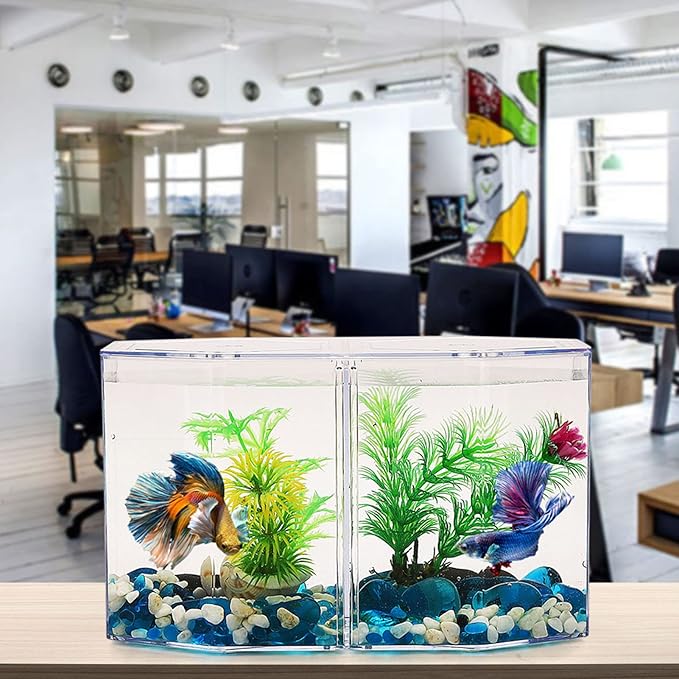 Aquarium Fish Breeder Isolation Box - Multipurpose Transparent Octagonal Acrylic Hatching Incubator for Breeding