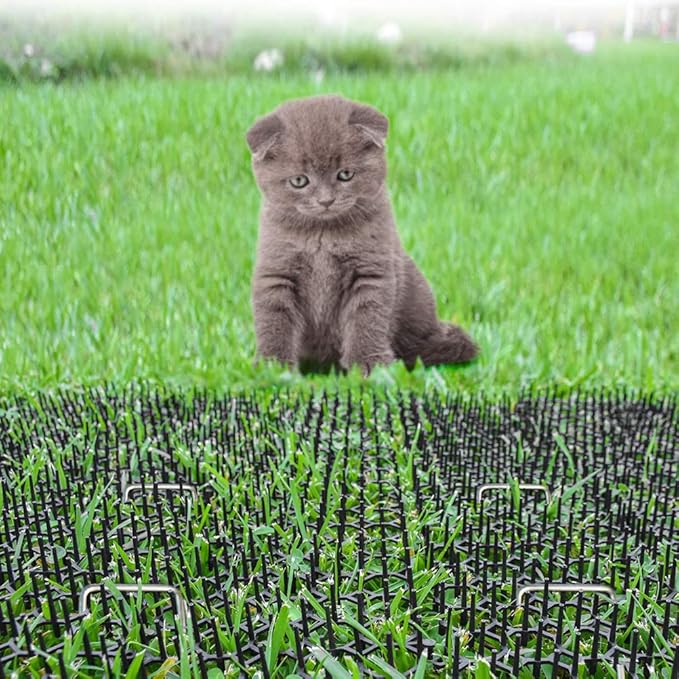 Cat Anti-Digging Pad, 13x49cm Cat Scat Mat Stopper for Home (Black)