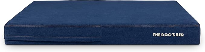 The Dog’s Bed Orthopedic Memory Foam Dog Bed Mattress, Oxford Fabric, Real Blue Denim, XXL, 6-Inch