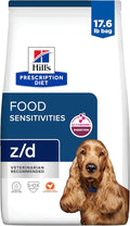 Hill's Prescription Diet z/d Skin/Food Sensitivities Hydrolyzed Dry Dog Food, Veterinary Diet, 17.6 lb. Bag