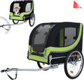 Large Dog Bike Trailer with 18.9" Wheels - 120LB Capacity Dog Trailer for Bike, Foldable Pet Bike Trailer for All-Terrain Cycling, Jogging & Camping