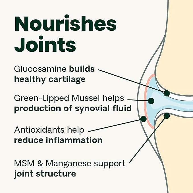 VetriScience Extra Strength Healthy Hip & Joint-Chews, GlycoFlex Glucosamine & Green-Lipped Mussel JointSupport Supplement, Promote Mobility & Soothe JointDiscomfort, Chicken,60 Count(Pack of 2)