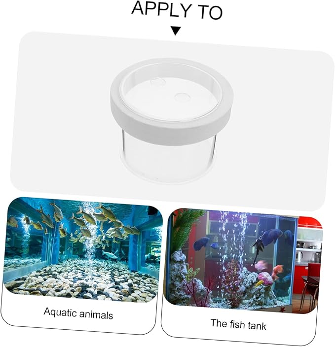 NOLITOY 2pcs Fish Box Floating Aquarium Breeding Box Transparent Fish Separator Cups for Fry Hatching and Home Aquariums