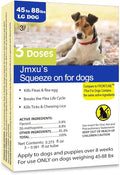 Flea and Tick Prevention for Dogs, Dogs Flea & Tick Treatment with Fipronil, Long-Lasting & Fast-Acting Topical Flea & Tick Control Drops (3 Doses, 45-88lbs)