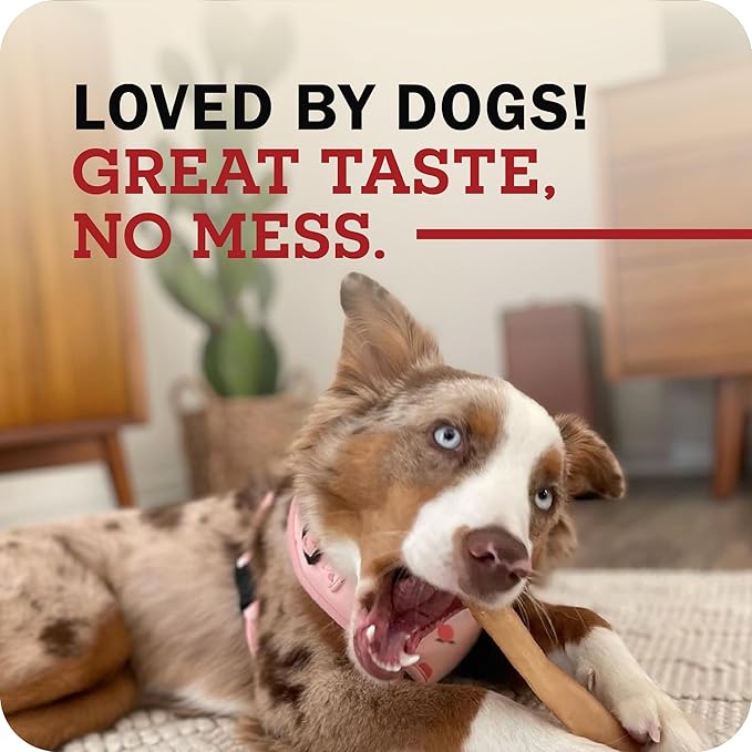 Redbarn Pet Products Natural Large Collagen Sticks for Dogs - Long Lasting Alternative to Traditional Rawhide & Bully - Supports Joint, Skin, & Coat Health - Case of 35