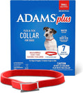ADAMS Plus Flea & Tick Collar for Small Dogs, Flea Collar for 7-Month Prevention, Adjustable Collar Fits Small Dogs & Puppies, Kills Fleas & Ticks, 1 Count