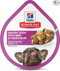 Hill's Science Diet Adult 1-6 Small & Mini Wet Dog Food, Beef & Vegetables, 3.5 oz. Trays, 12-Pack