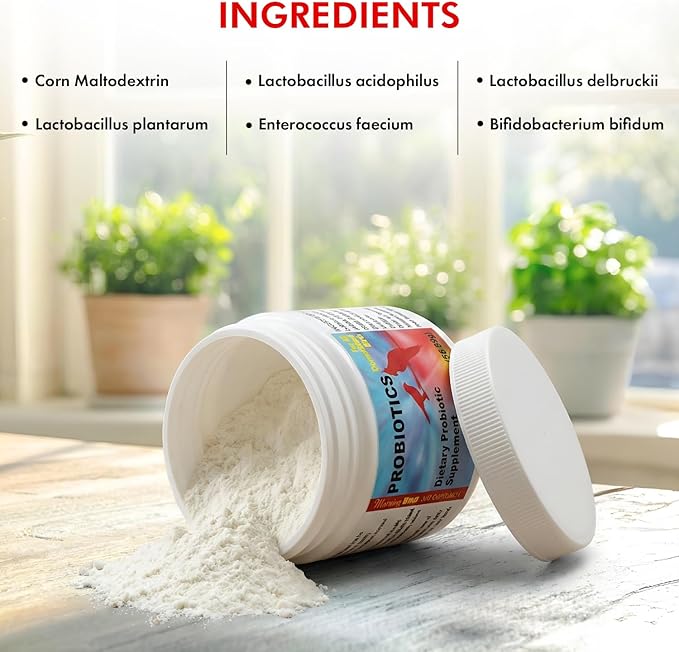 Morning Bird Probiotics for Birds 4.5 oz – Digestive Health Supplement Supporting Gut Balance, Nutrient Absorption, & Immune Support – Easy Mix Powder Supplement for All Bird Species