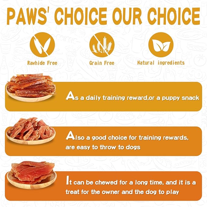 PAWUP Chicken Rings Dog Treats, Soft Chicken Jerky, Easy to Eat, High Protein Low Fat Daily Treats for Small Medium Large Dogs, 12.5 oz