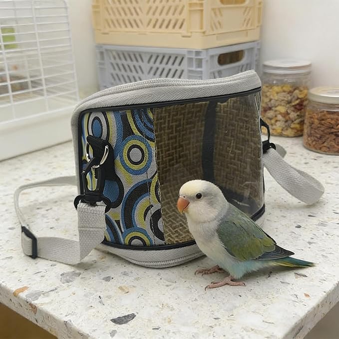 Bird Carrier Lovebirds Outdoor – Carrying Cage, Parakeet, Travel Macaw Budgies Vet, Visit Short Trips Walking Pet | Macaw Budgies Vet Visit Short Trips Walking Pet Parents Animal Lovers Trainers