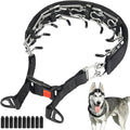 CBBPET Dog Prong Collar, Adjustable Dog Training Collar with Quick Release Buckle for Small Medium Large Dogs