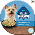 Blue Buffalo Delights Small Breed Natural Wet Dog Food, Rotisserie Chicken Flavor in Gravy, 3.5-oz Cups, 12 Count